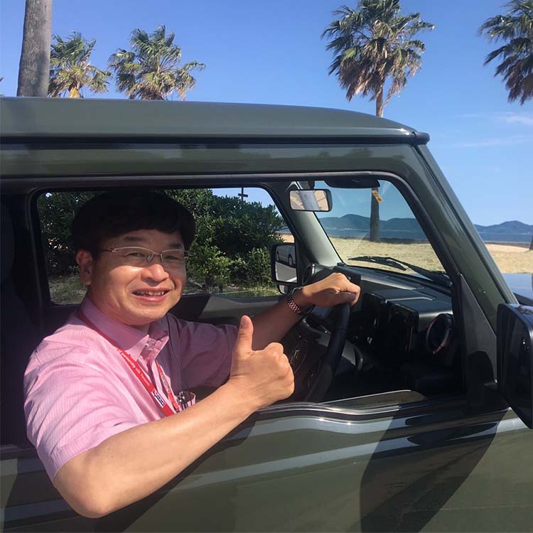 社長の愛車のジムニーと