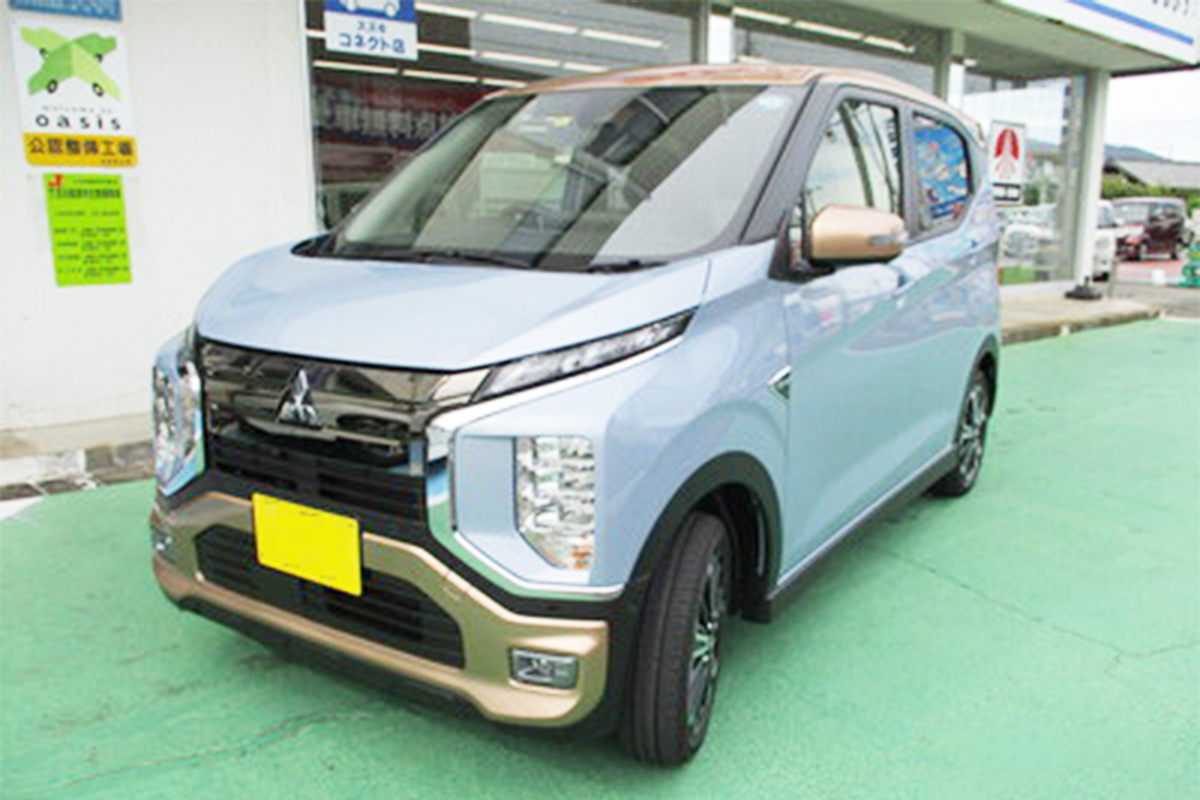 三菱ｅｋクロスＥＶ（電気自動車）試乗車準備ＯＫ！